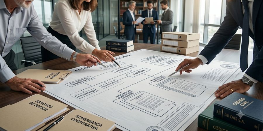 Constituição e Gestão de Sociedades — estrutura societária