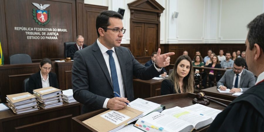 Direito Processual Civil — audiência no tribunal