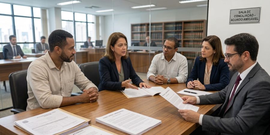 Juizados Especiais Cíveis e Criminais — sala de conciliação